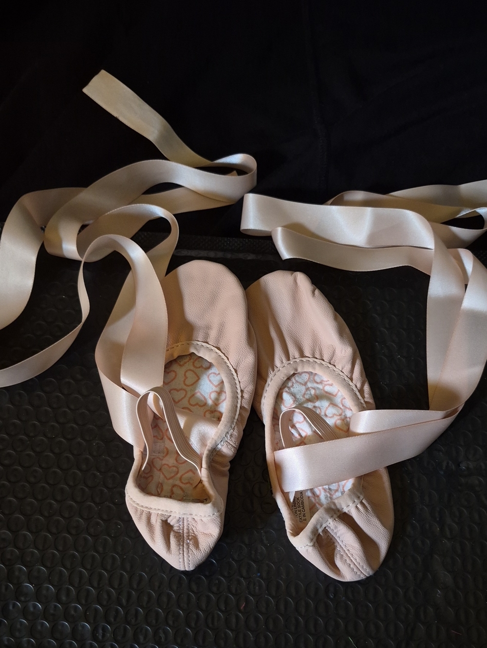 Kids Ballet Slippers in Light Pink
